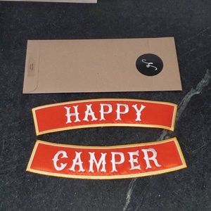 Nena & Co "Happy Camper" Patches NWOT